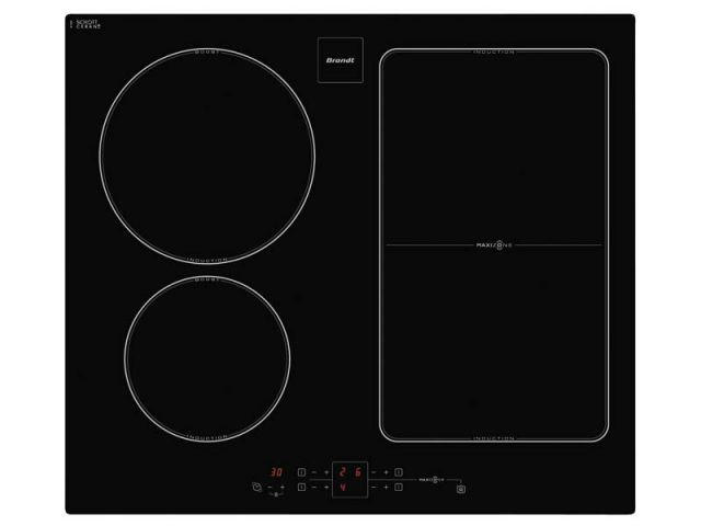 Table induction et son foyer Maxizone