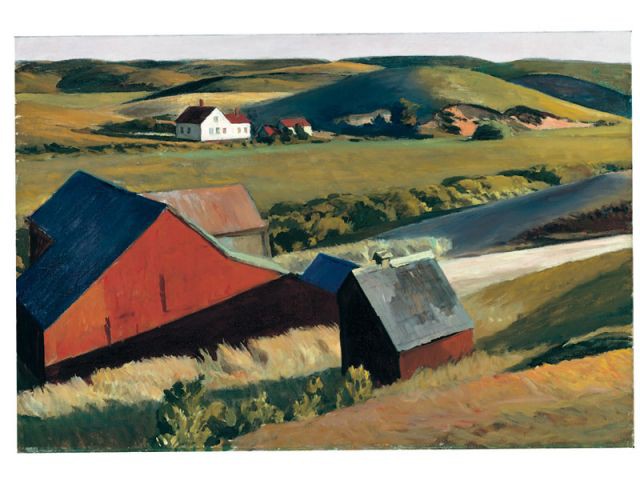 Cobb's Barns and Distant Houses Hopper