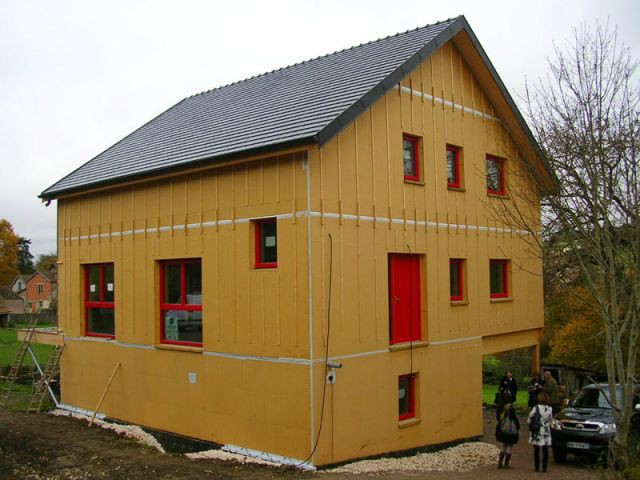 Une maison carrée en bois - Maison carrée 21
