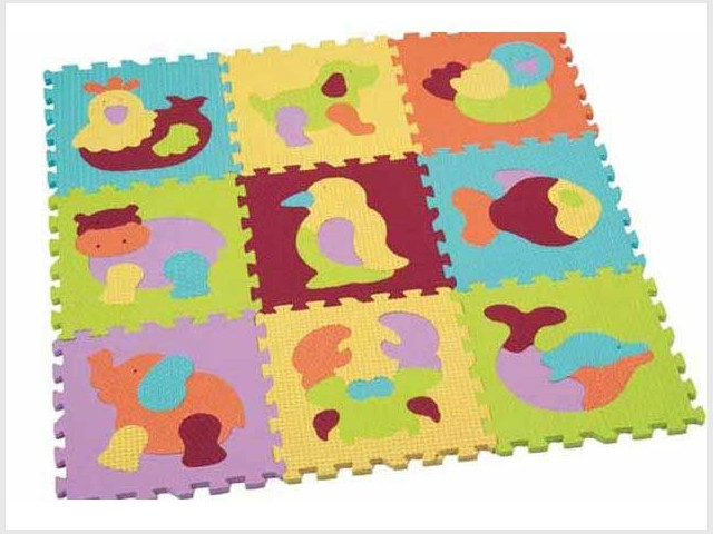 tapis puzzle mousse 