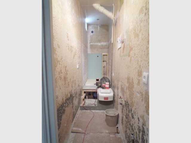 Aperçu travaux - Rénovation salle de bains