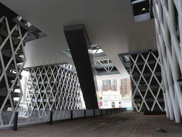 Un bâtiment soutenu - Institut du design de Hong Kong