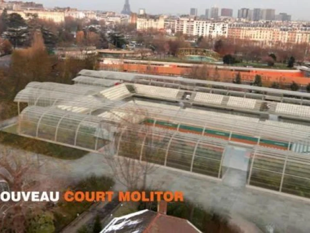 Nouveau court et serres - roland garros
