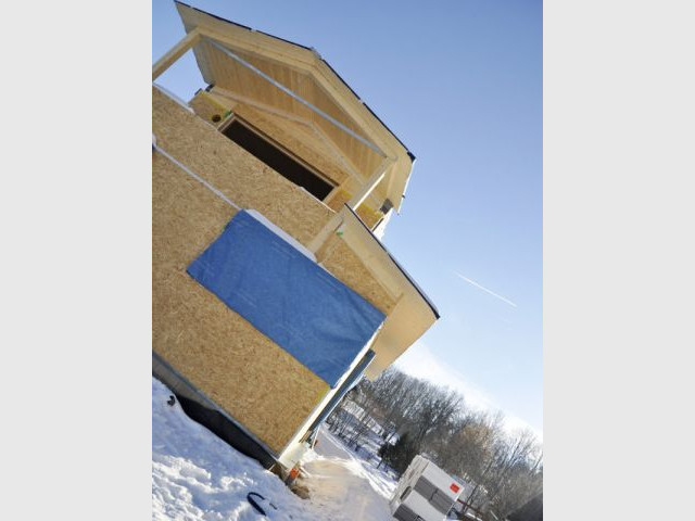 Système du bois massif tourillonné - Chantier Bois&Futur