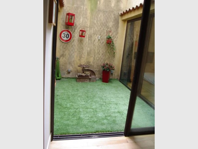 Patio après - Appartement Montmartre