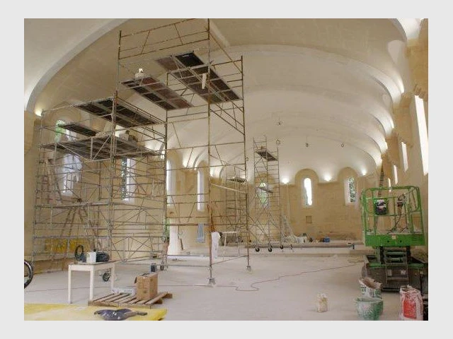 La voûte de l'église abbatiale - Bâtisseur de monastère