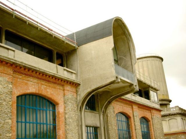 Détail façade - usine leroy
