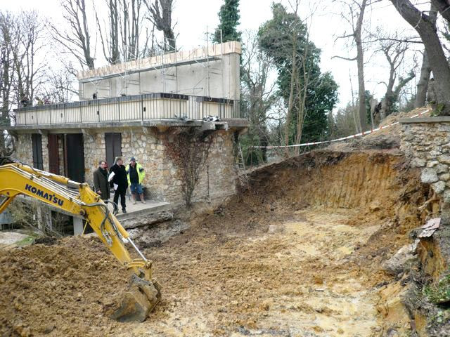 Travaux - La passerelle - Reportage La Celle St Cloud