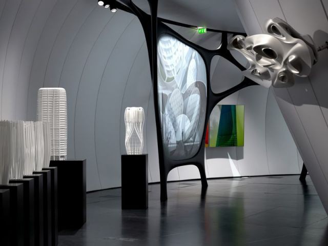 Projection et Silver painting - Zaha Hadid