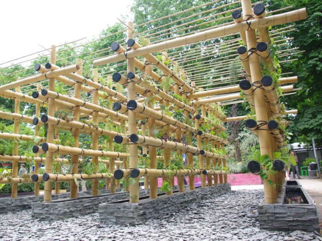Potager vertical- espace public - Jardins, jardin 2011