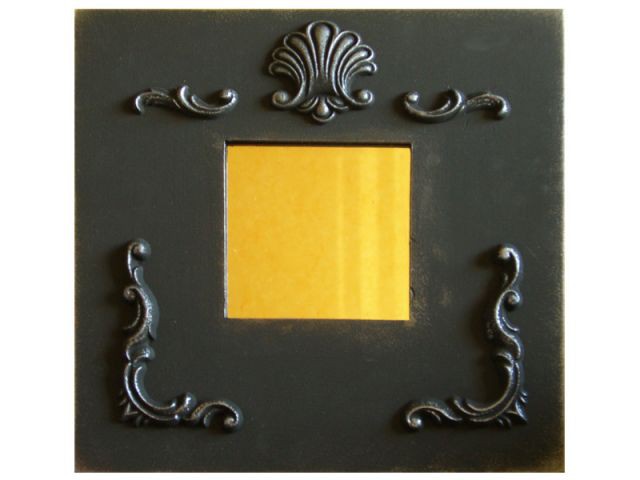 Autre idée : miroir baroque noir - Les Ateliers de Mireia