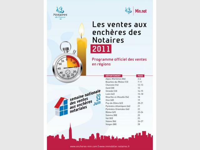 semaine encheres notariales 2011