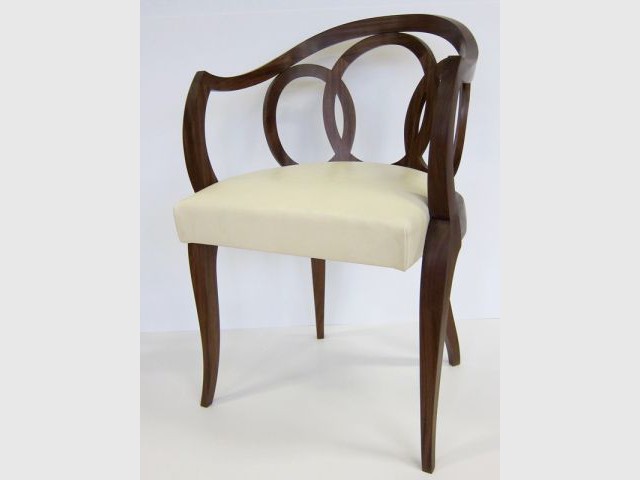 Copie du fauteuil d'origine - Fauteuil art déco revisité