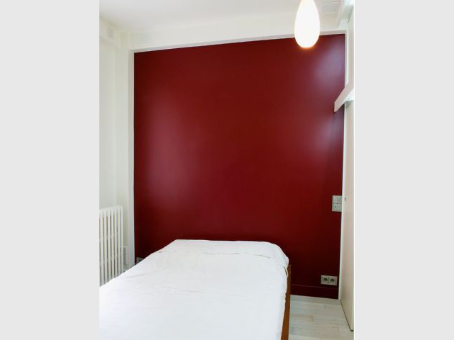 Chambre rouge sang - Appartement couleurs
