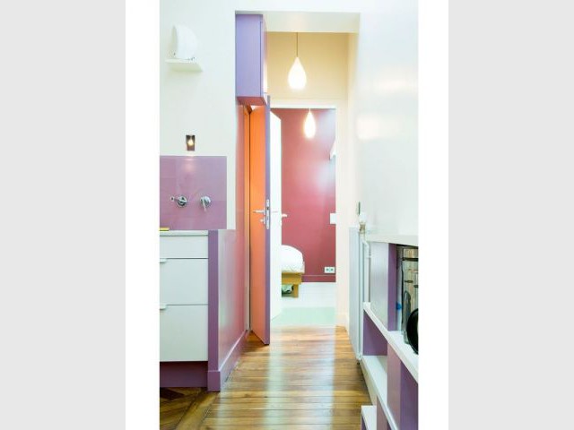 L'envolée chromatique d'un appartement parisien (suite) - Appartement couleurs