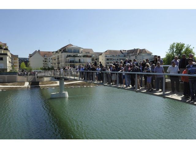 Inauguration - passerelle Meaux