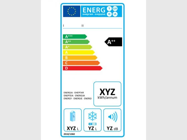 Nouvelle étiquette énergie pour les appareils de froid à compression de vapeur - Nouvelle étiquette énergie