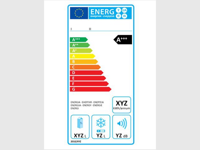 Nouvelle étiquette énergie pour les appareils de froid à absorption de gaz - Nouvelle étiquette énergie