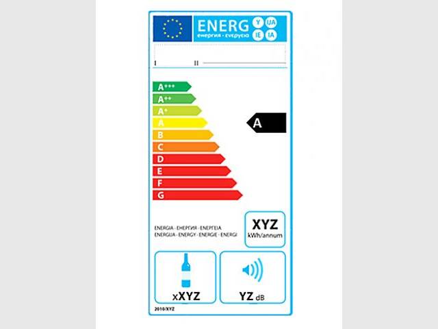 Nouvelle étiquette énergie pour les caves à vin - Nouvelle étiquette énergie