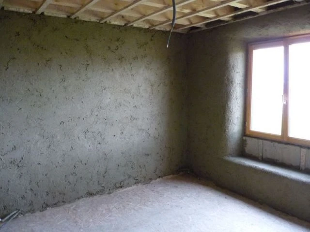 Rondeurs des murs en paille - paille