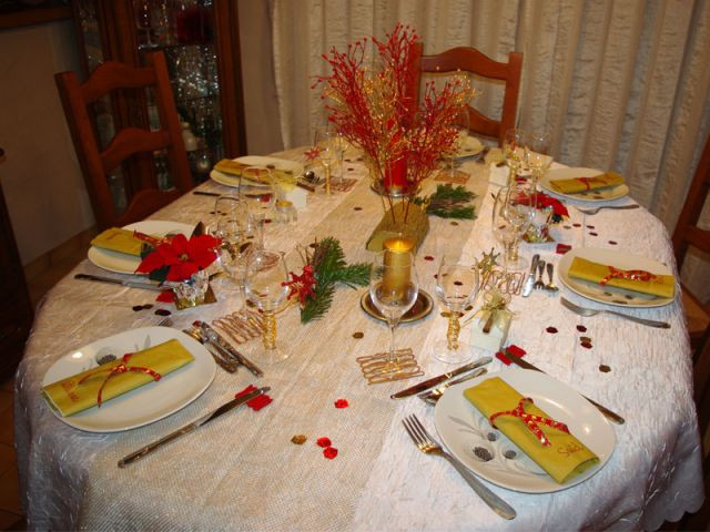 Table décorée