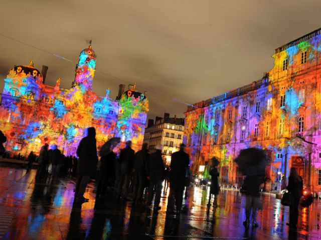 La Fête des Lumières à Lyon - Tour de France décoration Noël