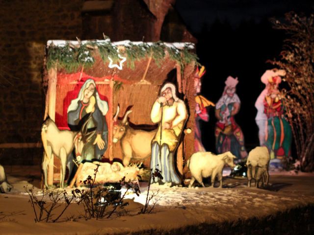 Maison du père Noël de Sous-Parsat - Crèche - Maison illuminée Sous-Parsat