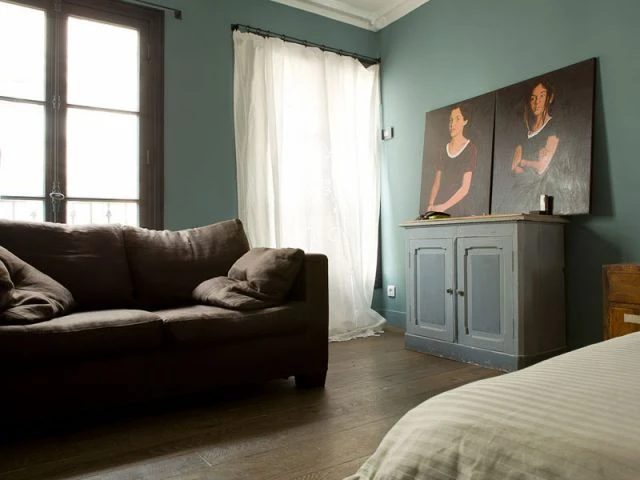 Chambre vue intérieure - Rénovation appartement paris