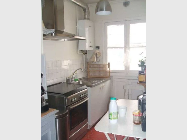 Cuisine avant travaux - Rénovation appartement paris