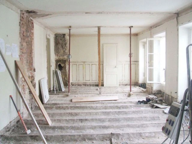 Pendant travaux - Rénovation appartement paris
