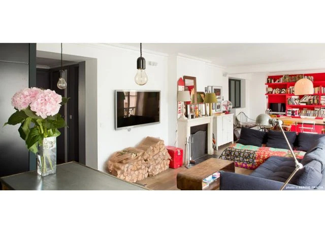 Pièce à vivre - Rénovation appartement paris