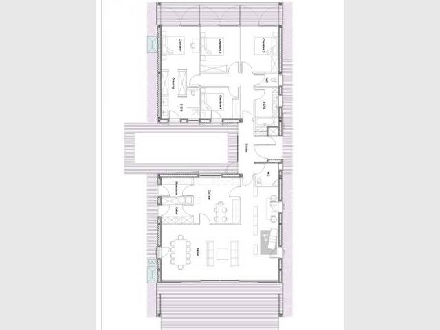 Plan villa - XLGD Architectures