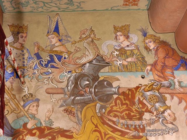 Fresques de la salle impériale - Château du Haut Koenigsbourg