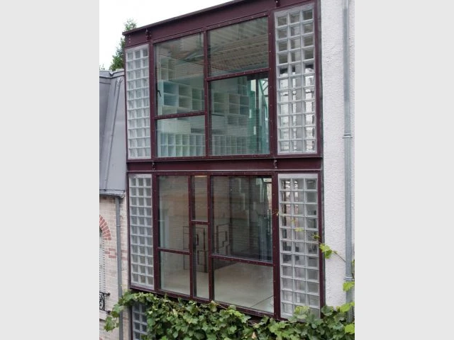 Pavés de verre - Maison verticale