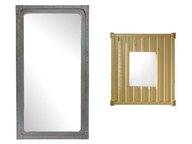 Des miroirs style Eiffel ou container - Sélection industriel