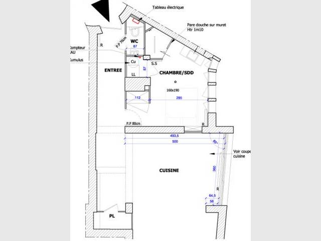 Plan projet - Rénovation appartement à Lyon