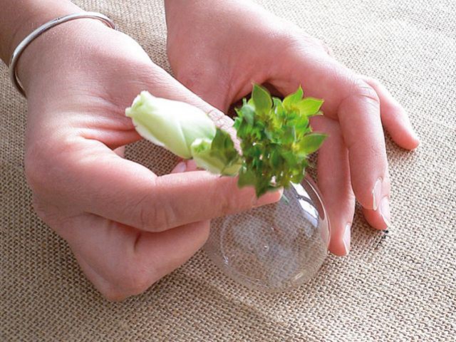 Créer des mini-bouquets - Décoration de mariage