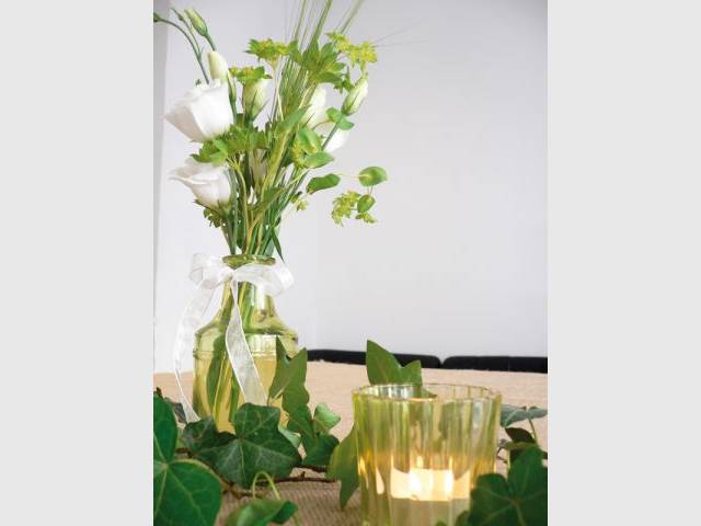 Vases et photophores - Décoration de mariage