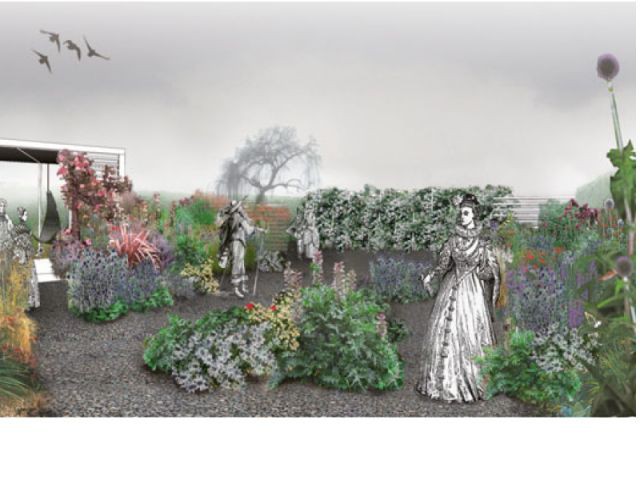 Le jardin de la Belle au Bois Dormant / Plan - jardins expo