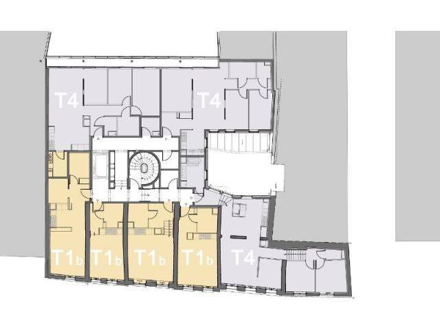 Plan des futurs logements  - 96 logements sociaux à La Samaritaine