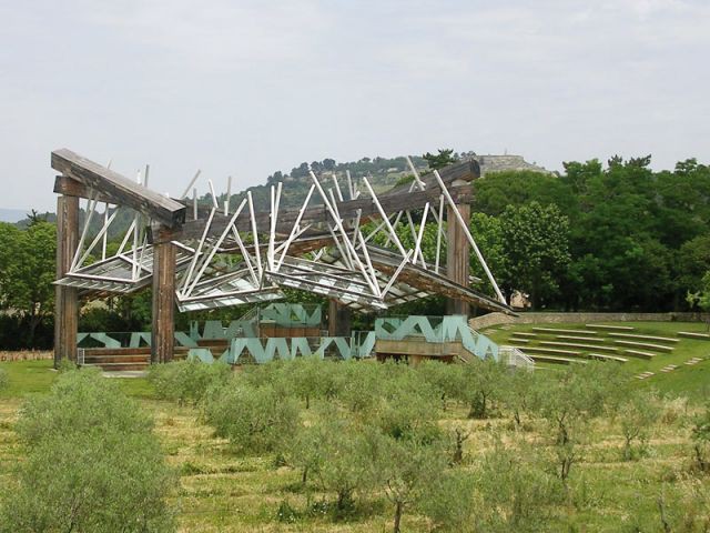 Pavillon de musique par Gehry Partners - Château La Coste - jardin