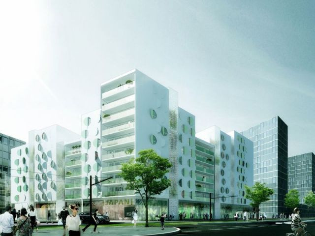 Ecoquartier de manuelle Gautrand à Toulouse 