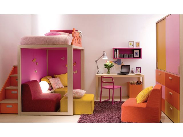 La chambre arlequin rose - 10 ambiances chambre d'enfant