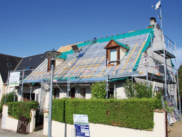 Vue de la toiture - Reportage rénovation thermique