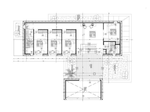 Plan de l'étage - Maison passive bois massif