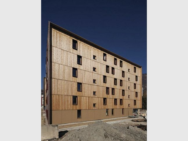 Logements sociaux Le Tournesol à Grenoble (38) - Prix national de la construction bois