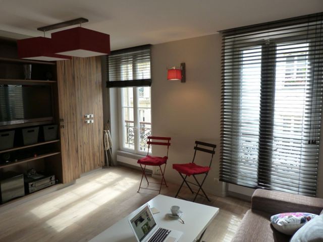 Un espace partagé en deux - Reportage appartement Paris Edeco Renovation