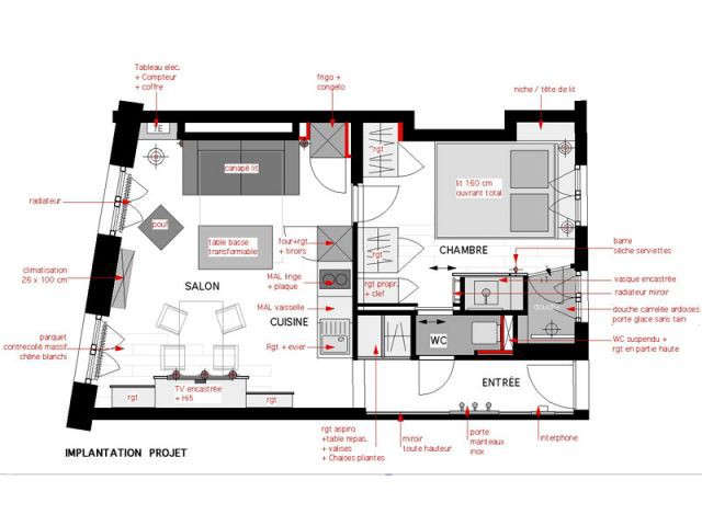plan amenagement maison 35 m2