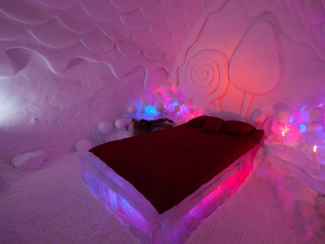 Lit de glace - Photo d'art main image 1