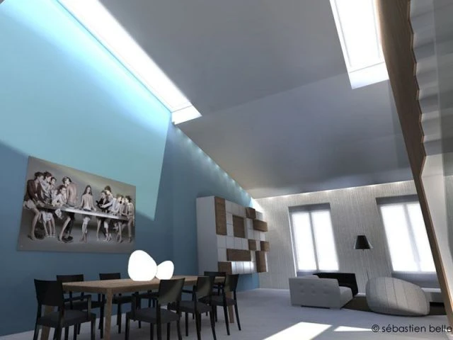 Un ancien atelier réhabilité en loft - loft Lyon